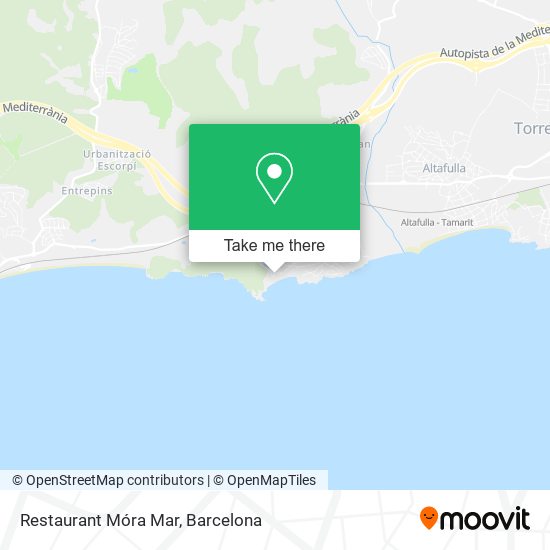 Restaurant Móra Mar map