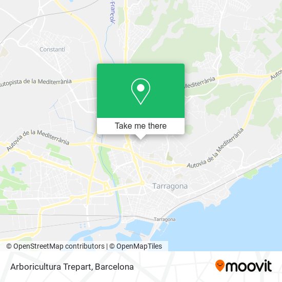 Arboricultura Trepart map