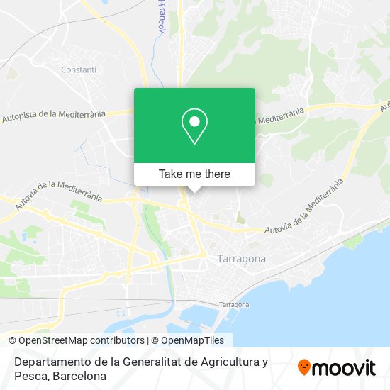 Departamento de la Generalitat de Agricultura y Pesca map