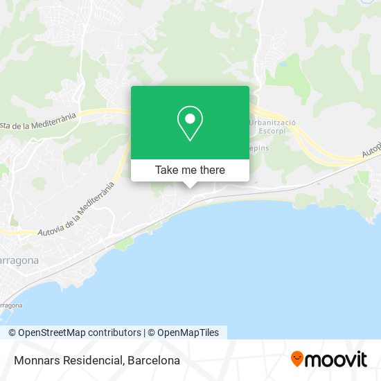 Monnars Residencial map