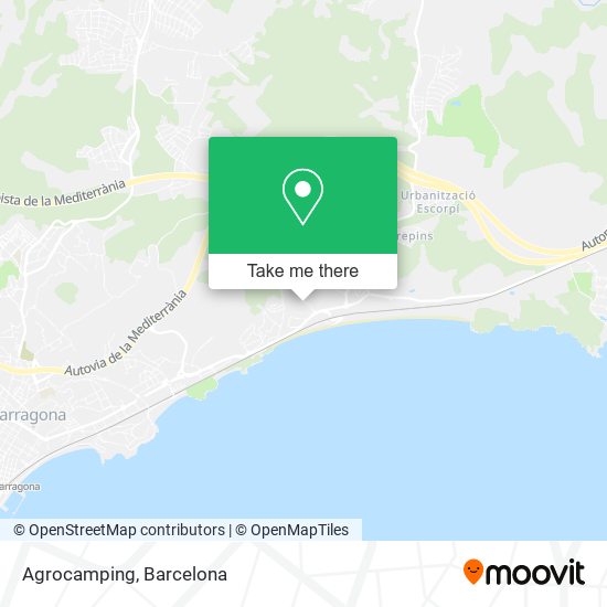 Agrocamping map