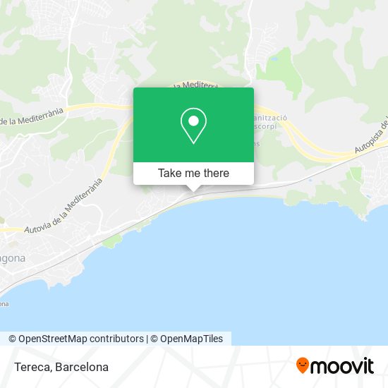 Tereca map