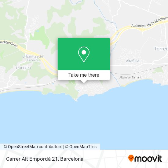 Carrer Alt Empordà 21 map