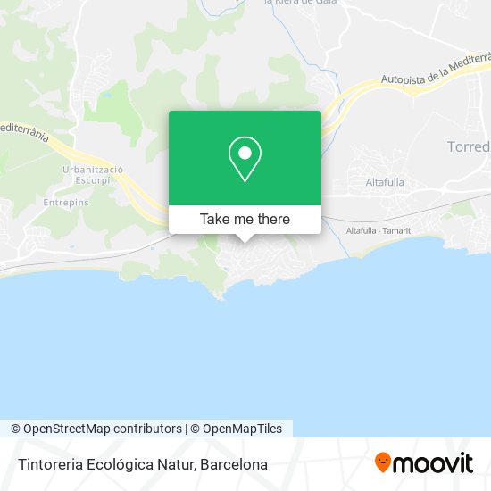 Tintoreria Ecológica Natur map