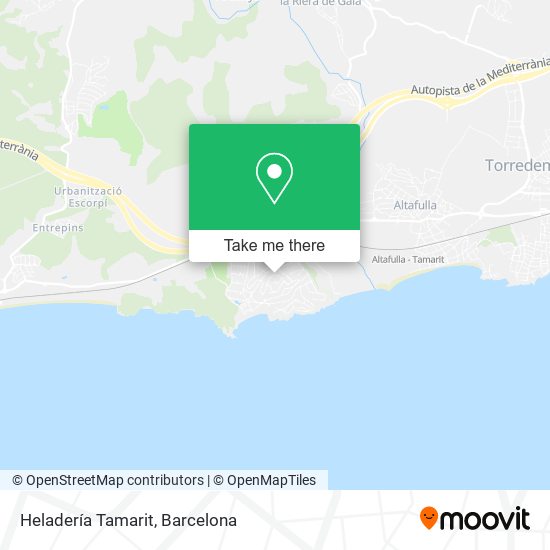 Heladería Tamarit map