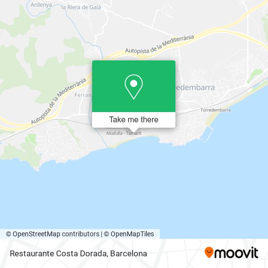 Restaurante Costa Dorada map