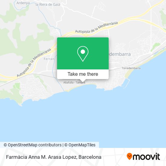 Farmàcia Anna M. Arasa Lopez map