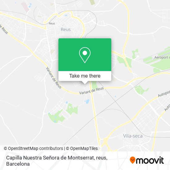 Capilla Nuestra Señora de Montserrat, reus map