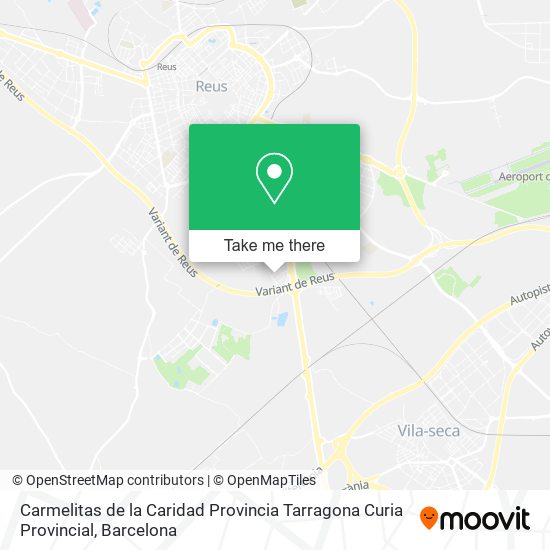 Carmelitas de la Caridad Provincia Tarragona Curia Provincial map