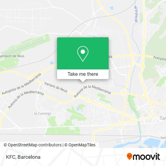 KFC map