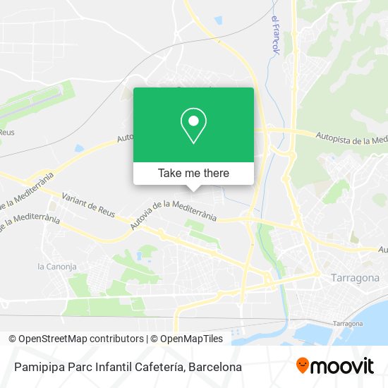 Pamipipa Parc Infantil Cafetería map