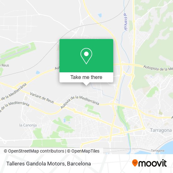 Talleres Gandola Motors map