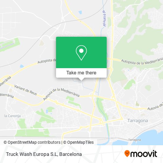 Truck Wash Europa S.L map