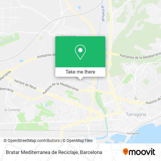Bratar Mediterranea de Reciclaje map