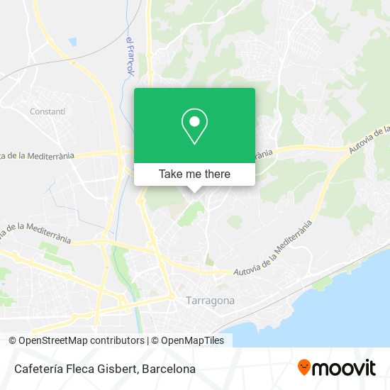 Cafetería Fleca Gisbert map