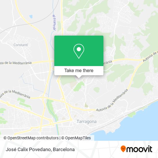 José Calix Povedano map