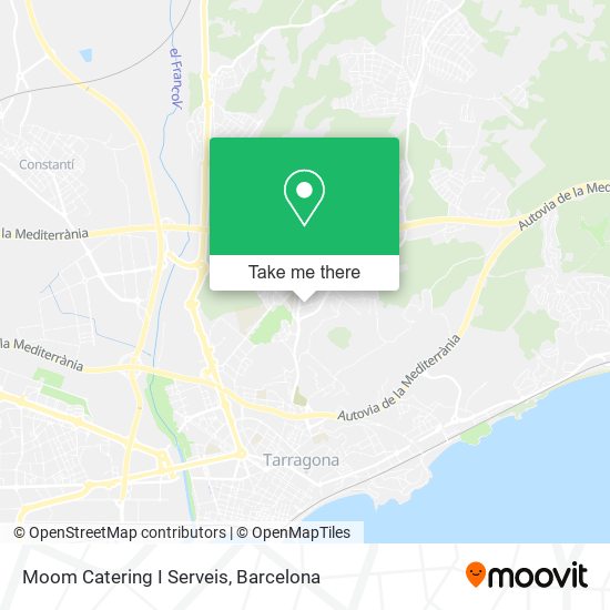 Moom Catering I Serveis map