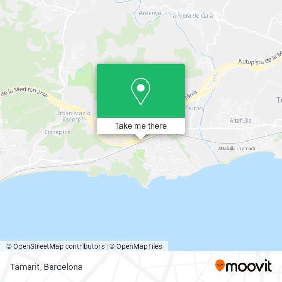 Tamarit map