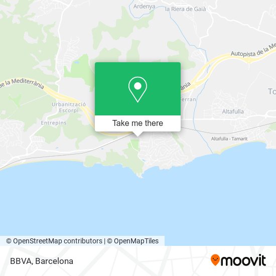 BBVA map