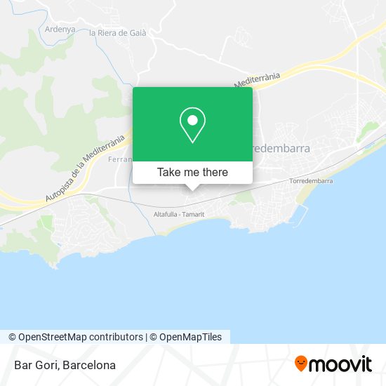 Bar Gori map