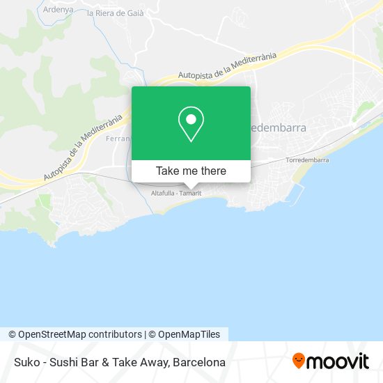 Suko - Sushi Bar & Take Away map