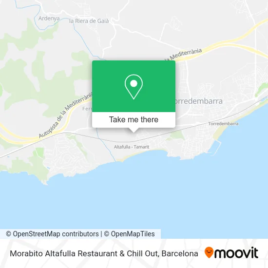 Morabito Altafulla Restaurant & Chill Out map