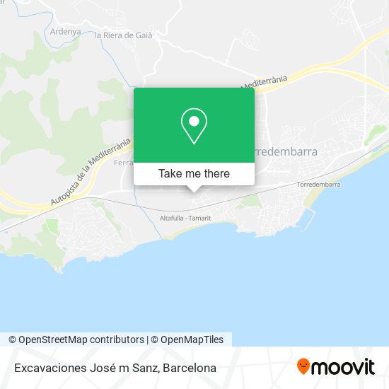 Excavaciones José m Sanz map