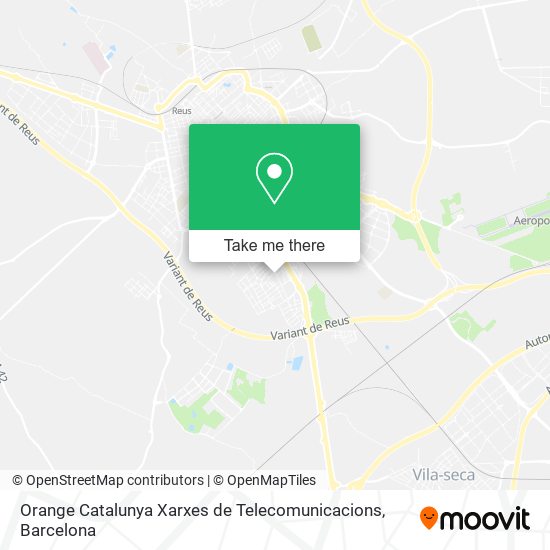 Orange Catalunya Xarxes de Telecomunicacions map
