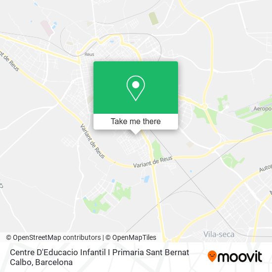 Centre D'Educacio Infantil I Primaria Sant Bernat Calbo map