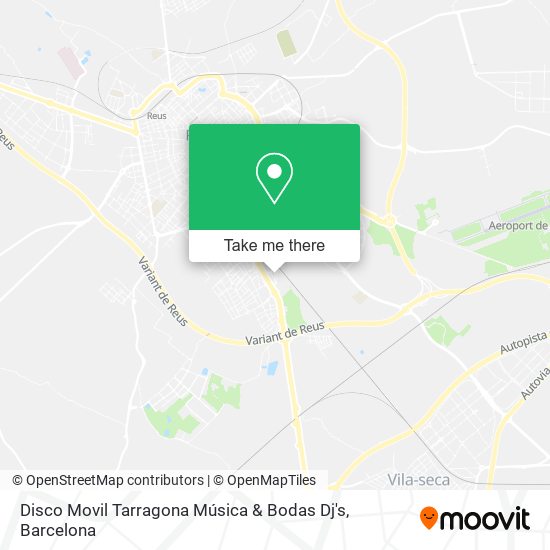 Disco Movil Tarragona Música & Bodas Dj's map