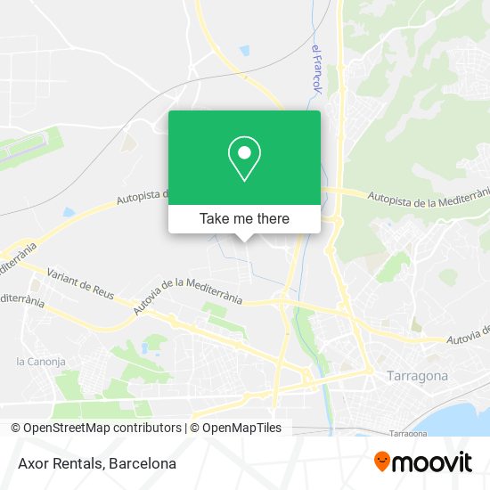 Axor Rentals map