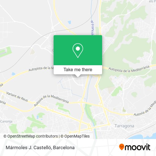Mármoles J. Castelló map