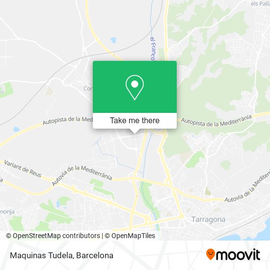 Maquinas Tudela map