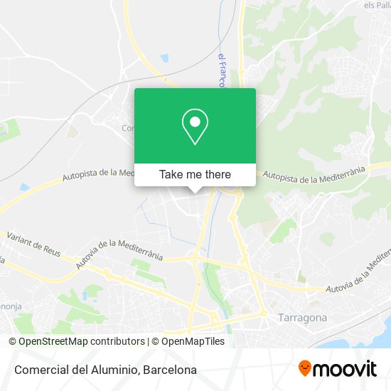 Comercial del Aluminio map