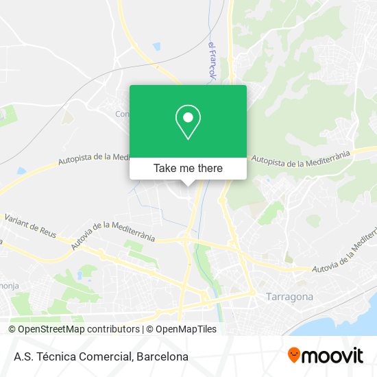 A.S. Técnica Comercial map