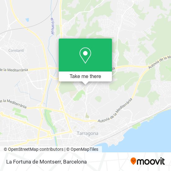 La Fortuna de Montserr map