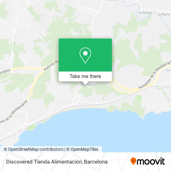 Discovered Tienda Alimentación map