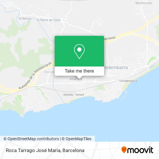 Roca Tarrago José Maria map