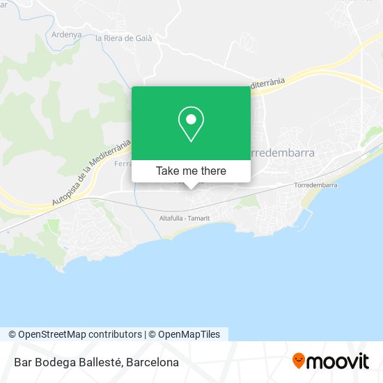 Bar Bodega Ballesté map