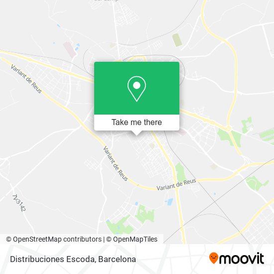 Distribuciones Escoda map