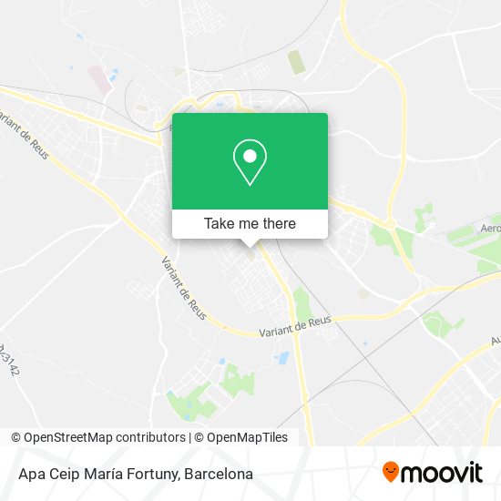 Apa Ceip María Fortuny map