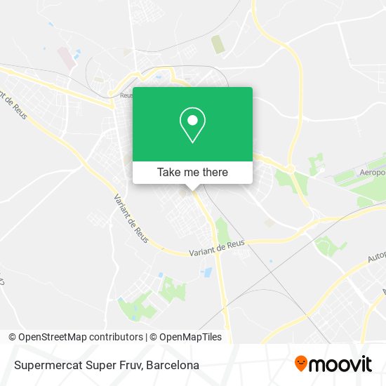 Supermercat Super Fruv map