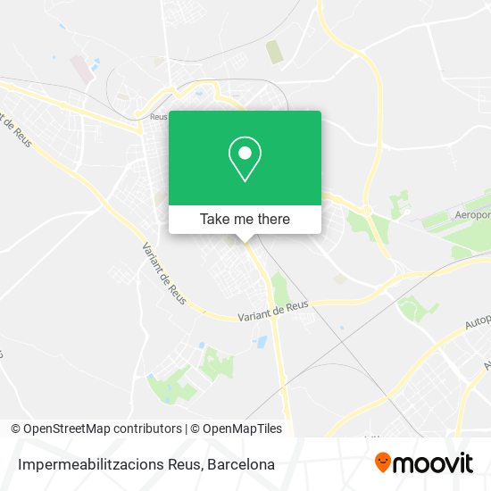 Impermeabilitzacions Reus map