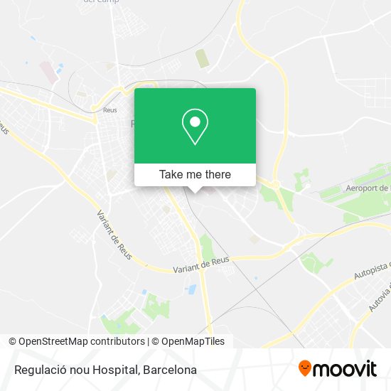 Regulació nou Hospital map