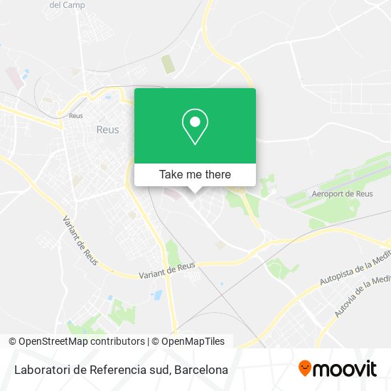 Laboratori de Referencia sud map