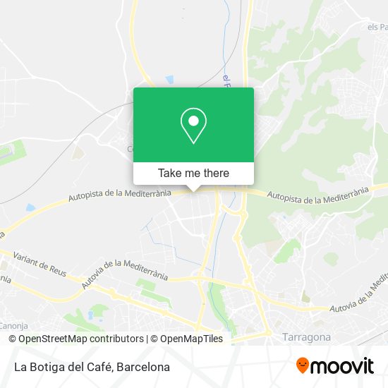 La Botiga del Café map