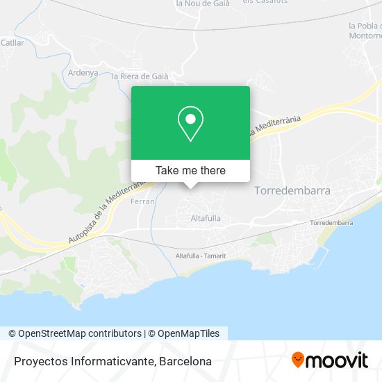 Proyectos Informaticvante map