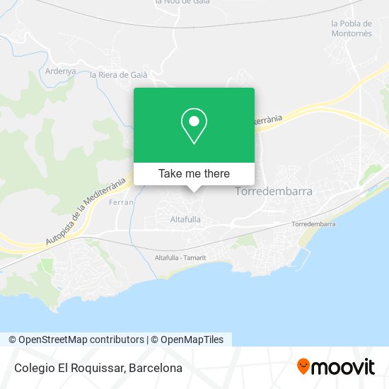 Colegio El Roquissar map