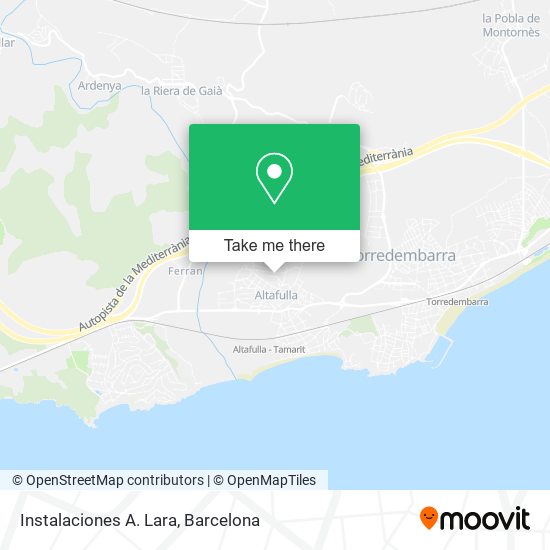 Instalaciones A. Lara map