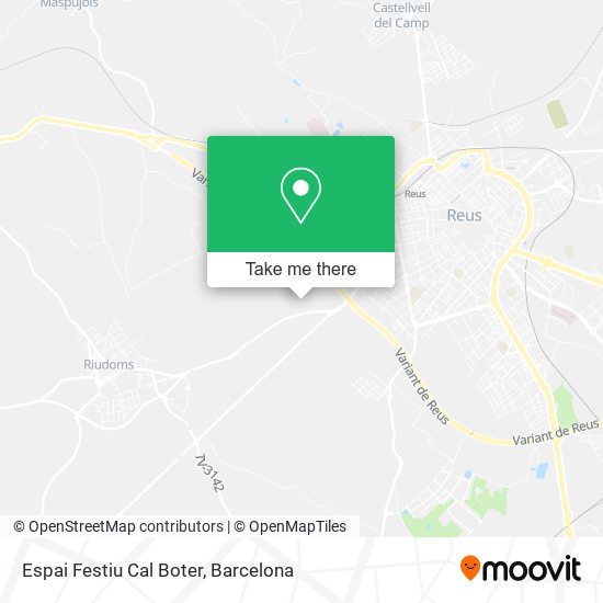 Espai Festiu Cal Boter map
